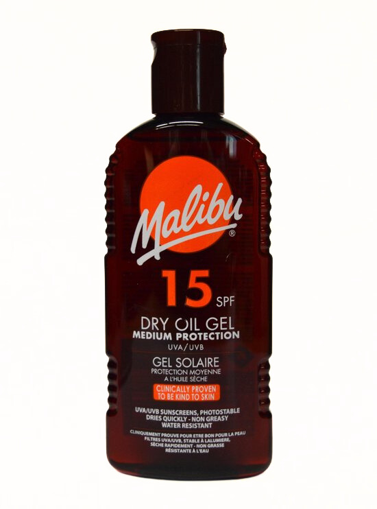 Malibu Spf15 Dry Oil Gel 200Ml