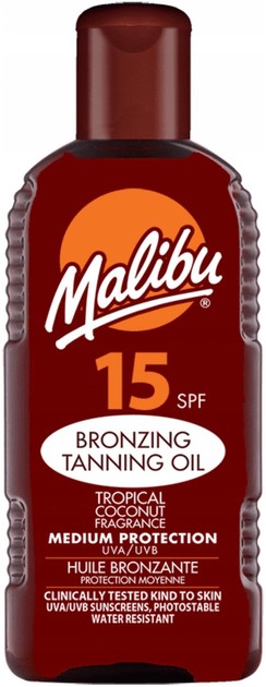 Malibu Spf 15 Bronzing Tan Oil 200Ml