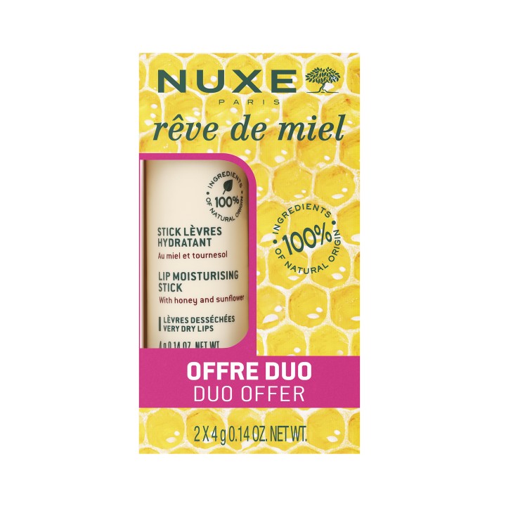 Nuxe Reve De Miel Bee Happy Duo Offer Lip Stick 2X4G
