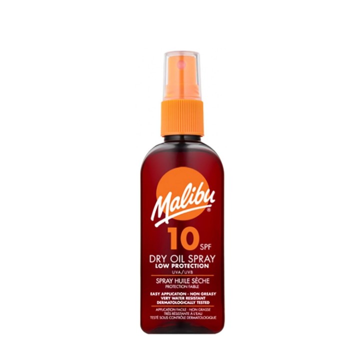 Malibu 10Spf Dry Oil Spray 100Ml