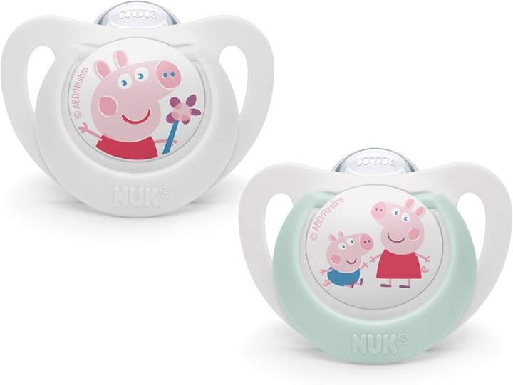 Nuk Star Silicone Soother 6-18M Peppa 2S
