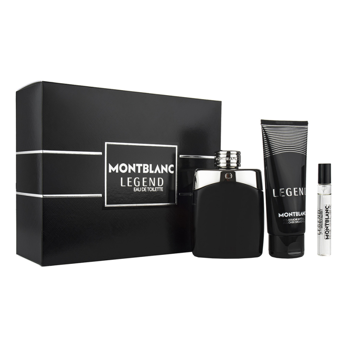 Montblanc Legend Edt 100Ml +Mini Etd 7,5Ml + Shower Gel 100Ml Gift Set
