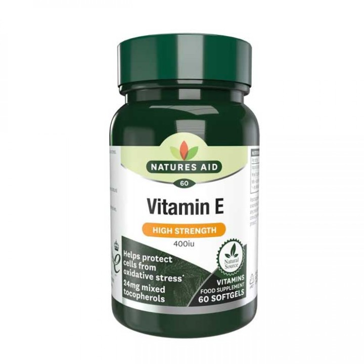 Natures Aid Vitamin E 400Iu 60 Softgels