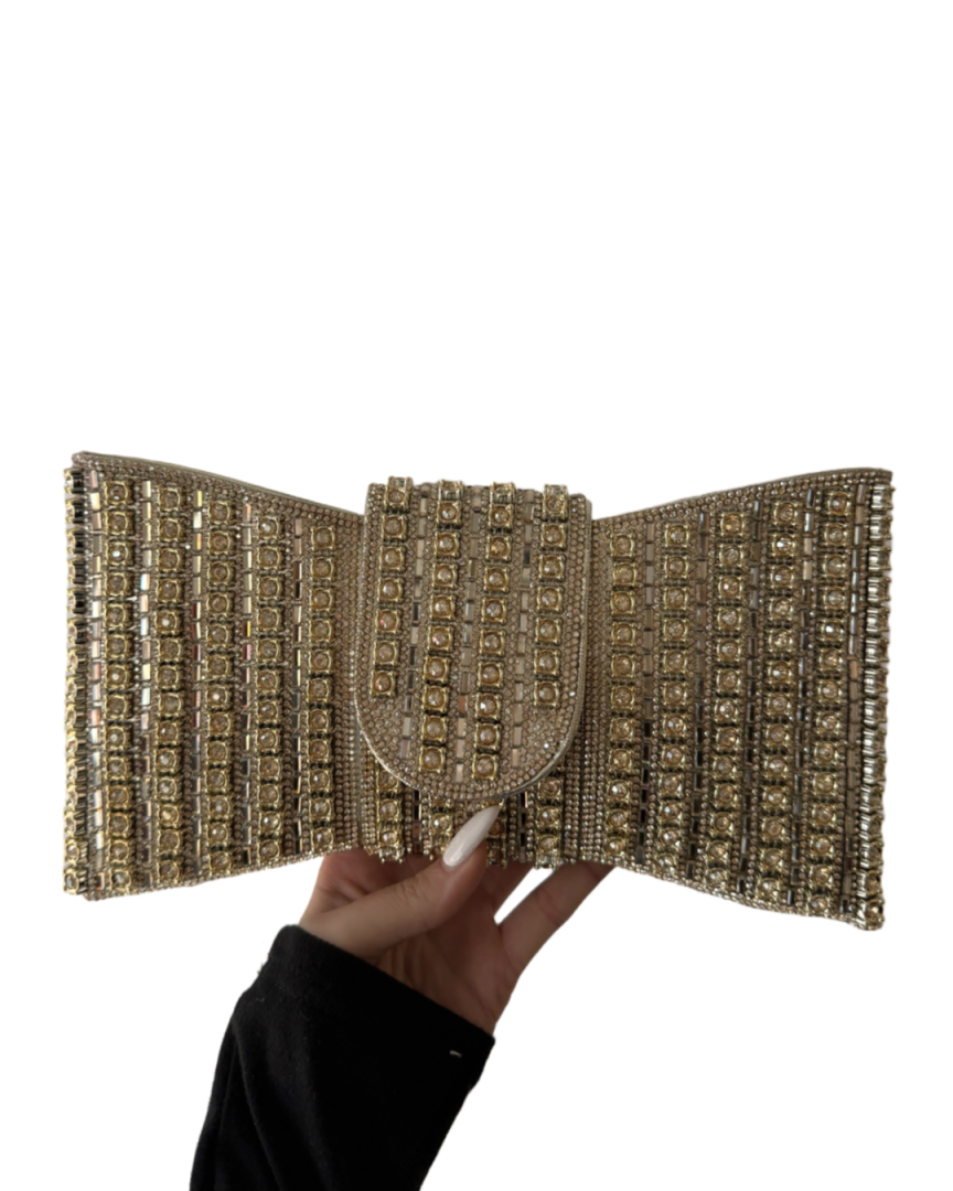 Mini Purse with Golden Decorations Handbag