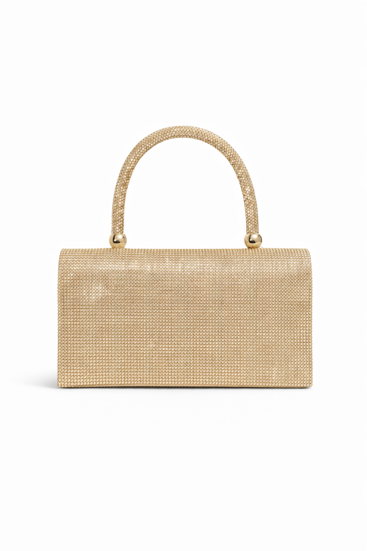 Kem Gold Diamond Decorated Bag