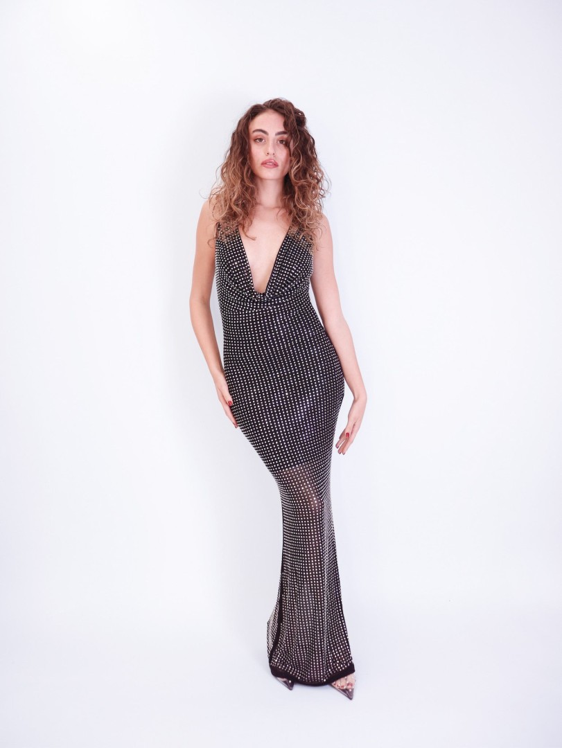Sparkly Dress Color: Black Size: S/M