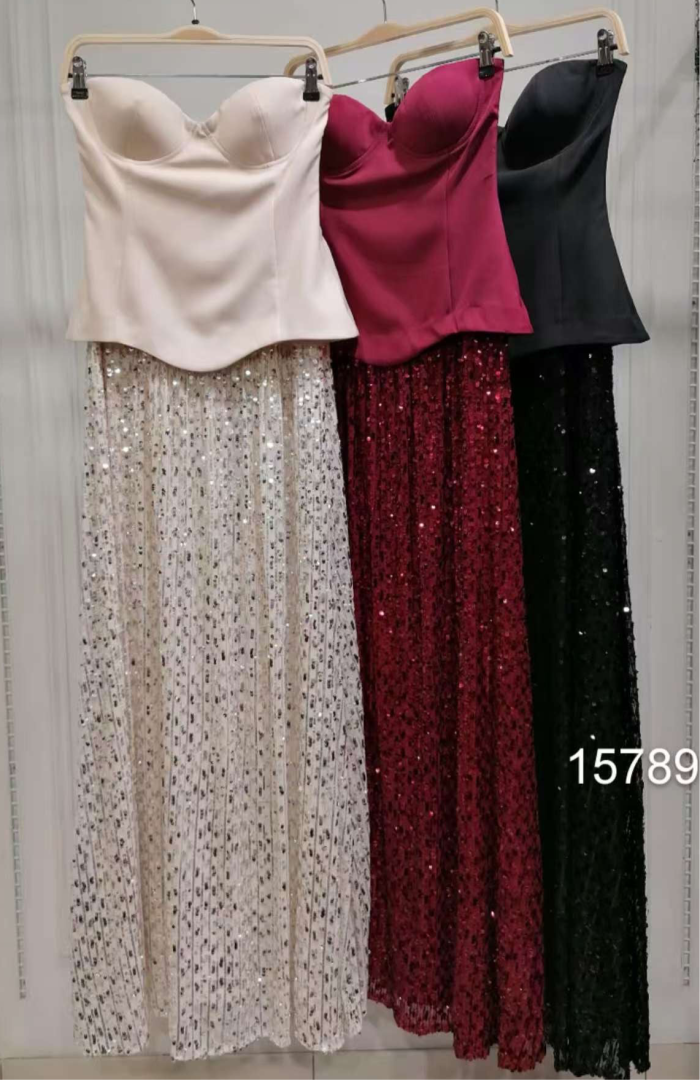 Corset Dress Color: Burgundy Size: S