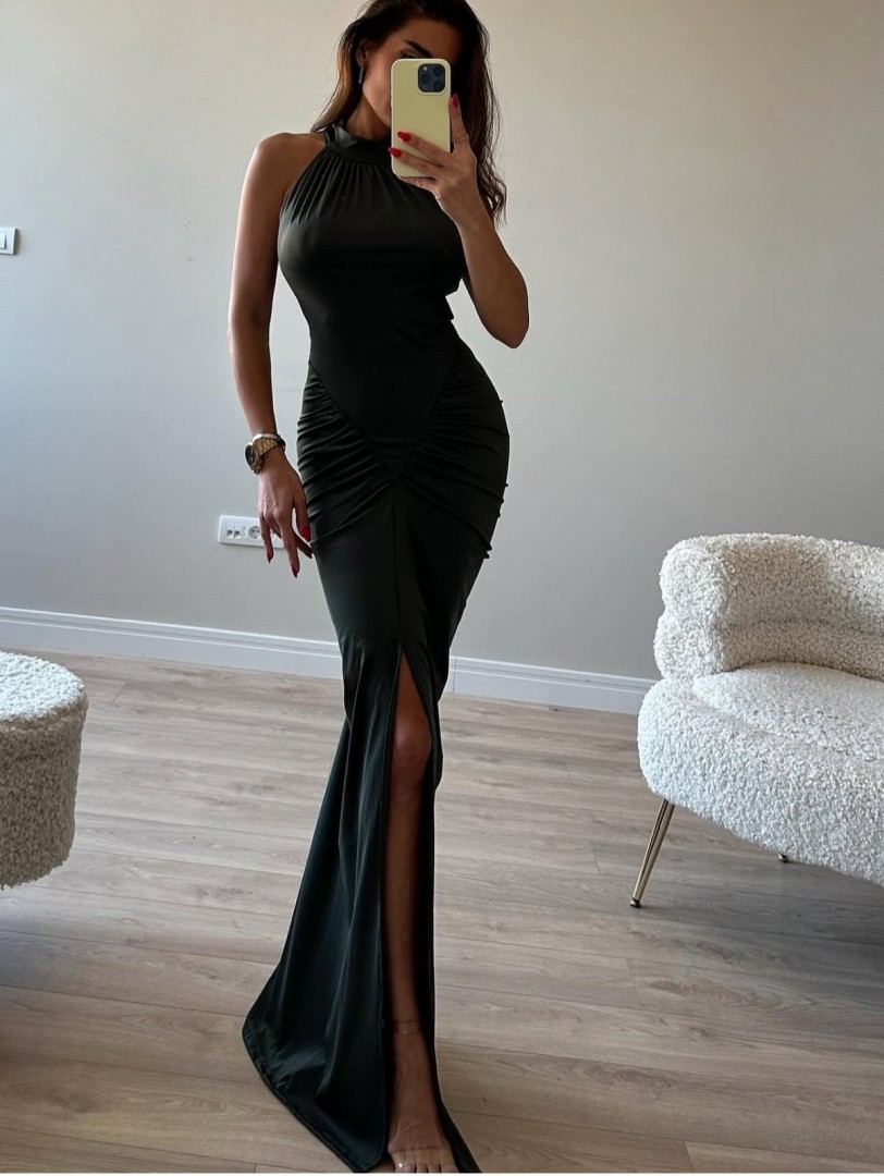 Amelia Dress Color: Black Size: One size