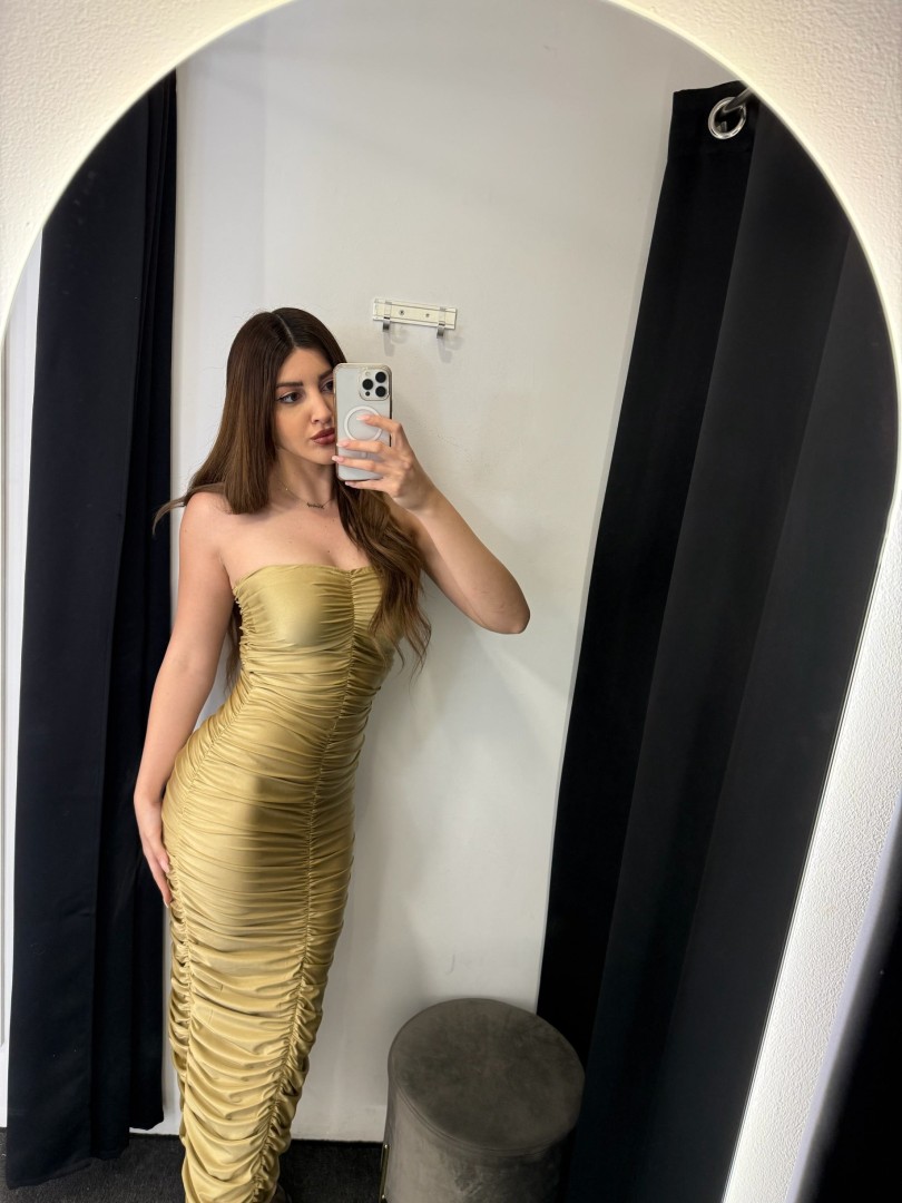 Eva Strapless Maissy Exclusive Dress Color: Black