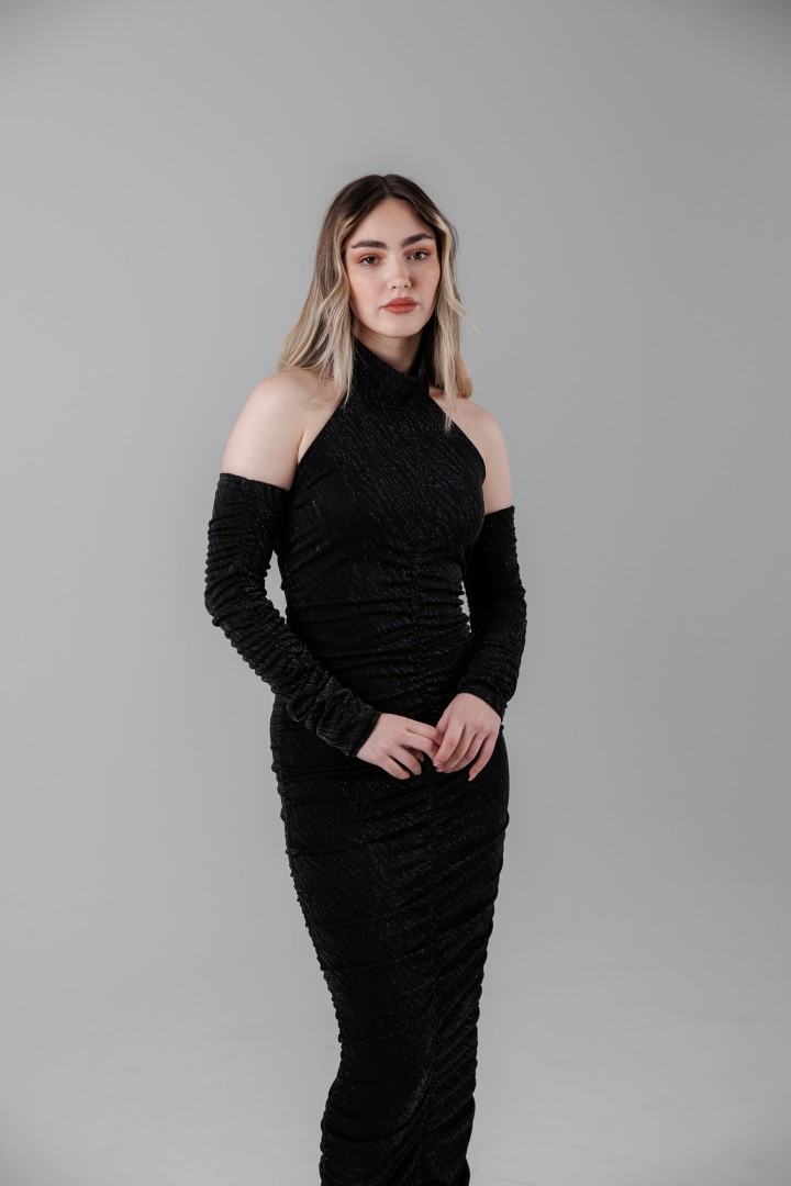 Luna Maissy Black Dress One size