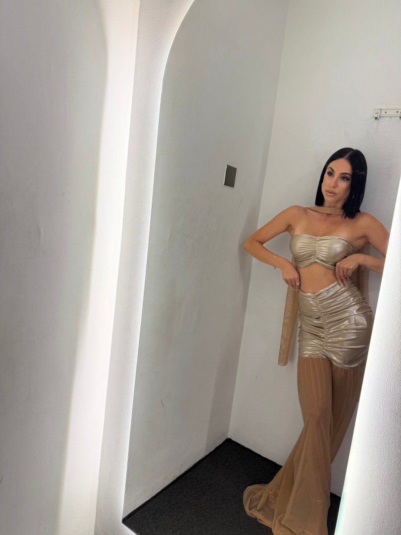 Yara Goldie Maissy Strapless Top Set