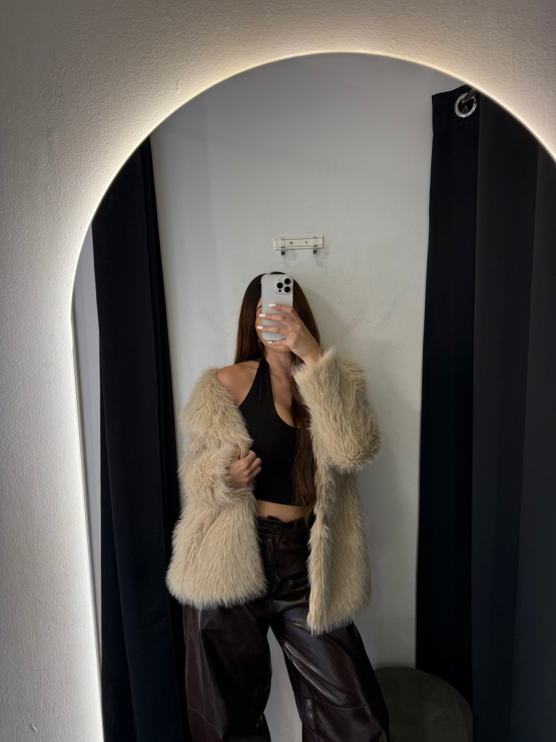 Long Brown Fur Size: S