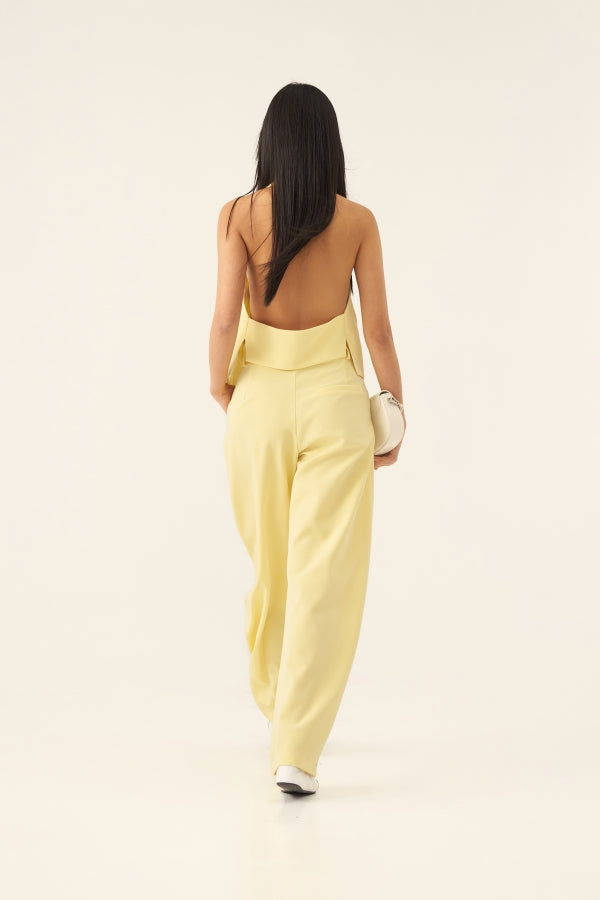 Lumina Yellow Pants Size: L