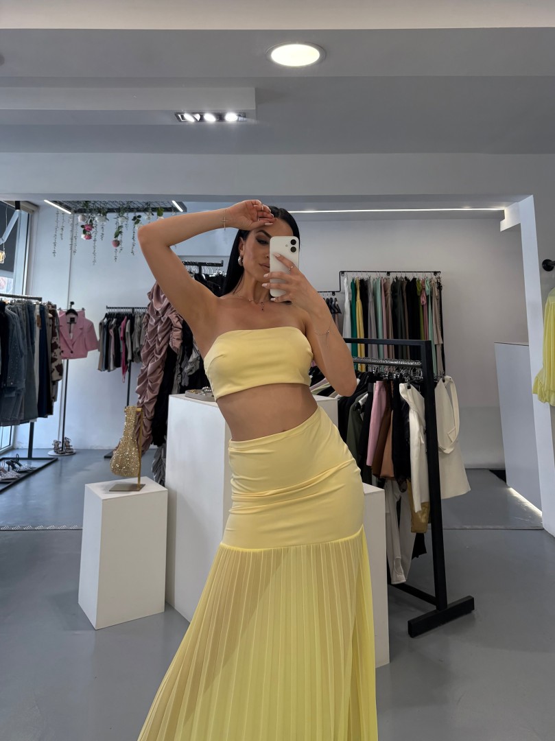 Elia Two Piece Set Color: Yellow Size: One size