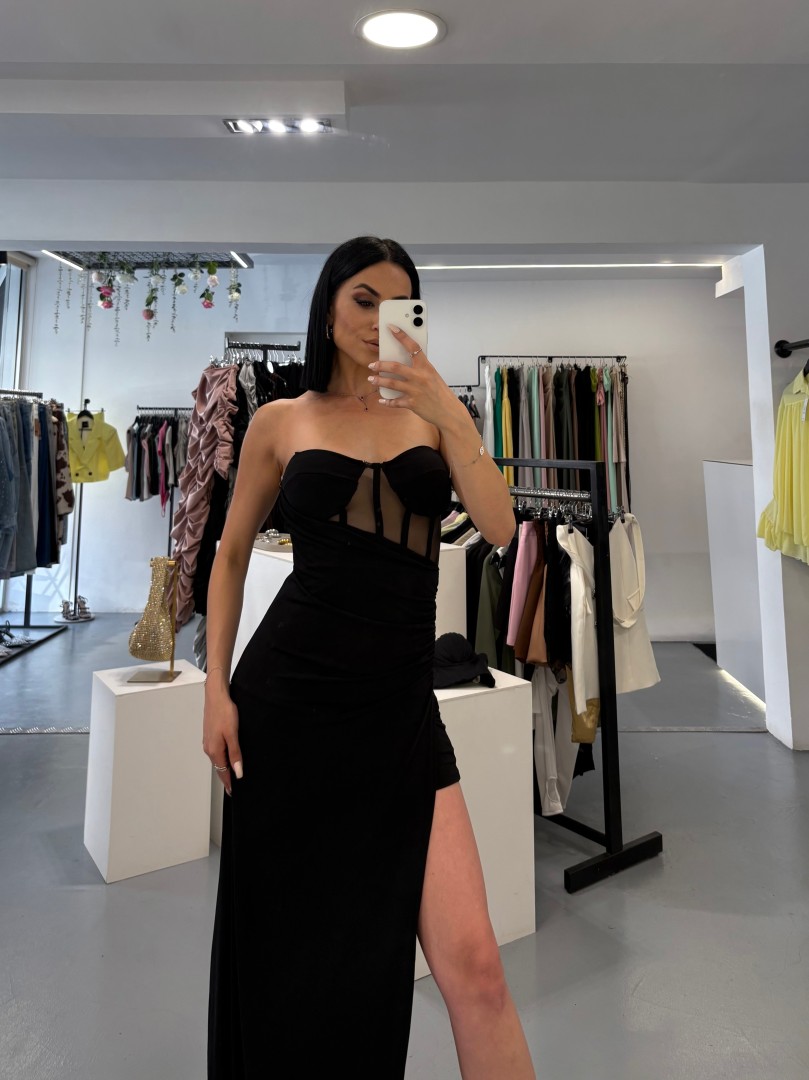 Kyla Dress Color: Black Size: One size