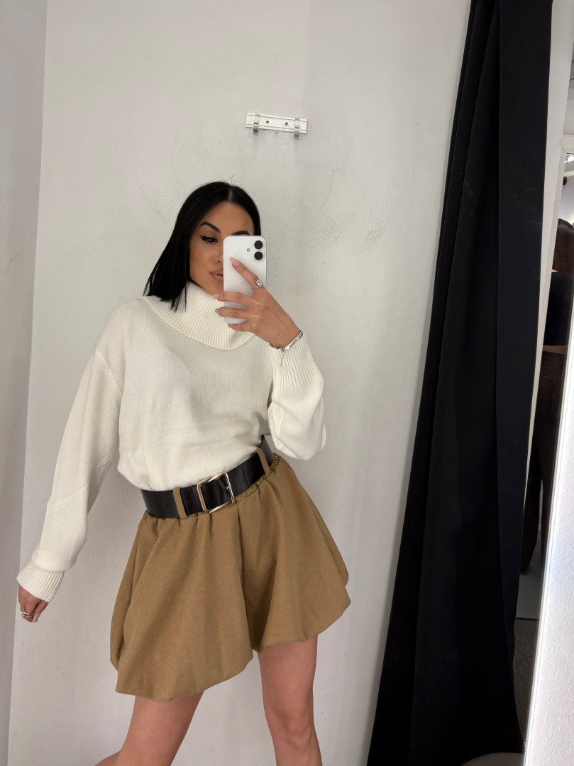 Elsa knit Color: White Size: One size