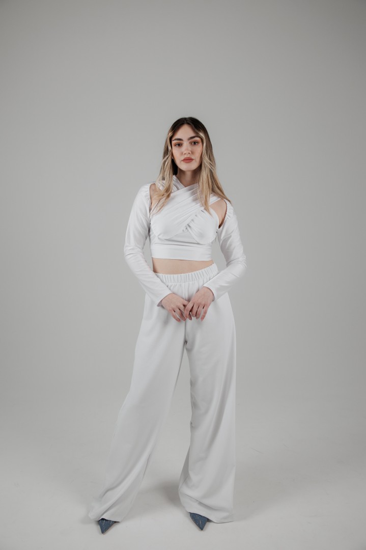 Esmeralda White Maissy Two Piece Set One size