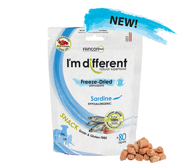 FREEZE DRIED SARDINE SNACK FOR DOGS AND CATS 40GR SNACK