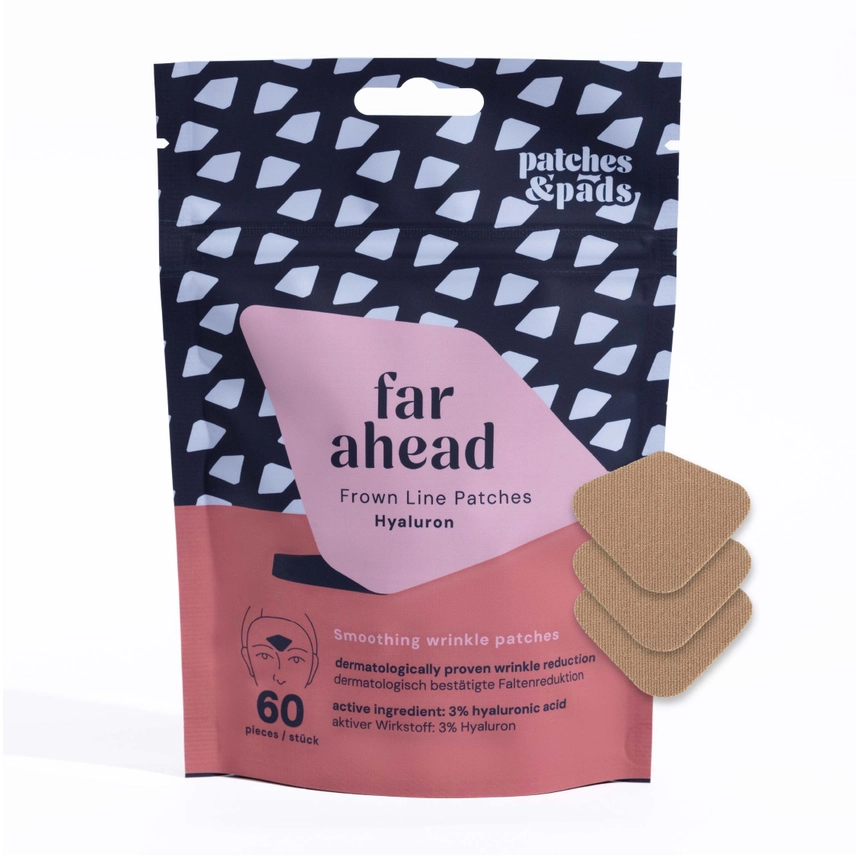 Facial Patches "Frown" - Cotton & Hyaluron