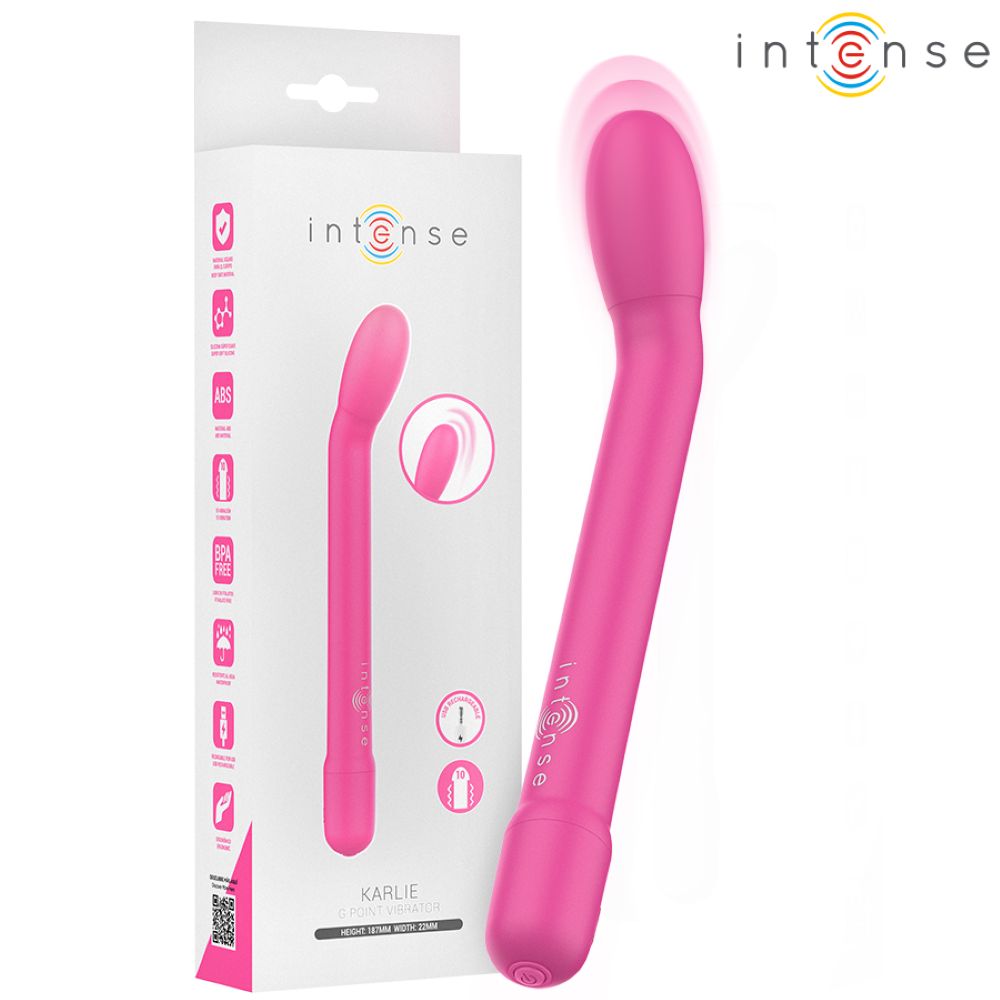 INTENSE - KARLIE RECHARGEABLE G-SPOT VIBRATOR PINK
