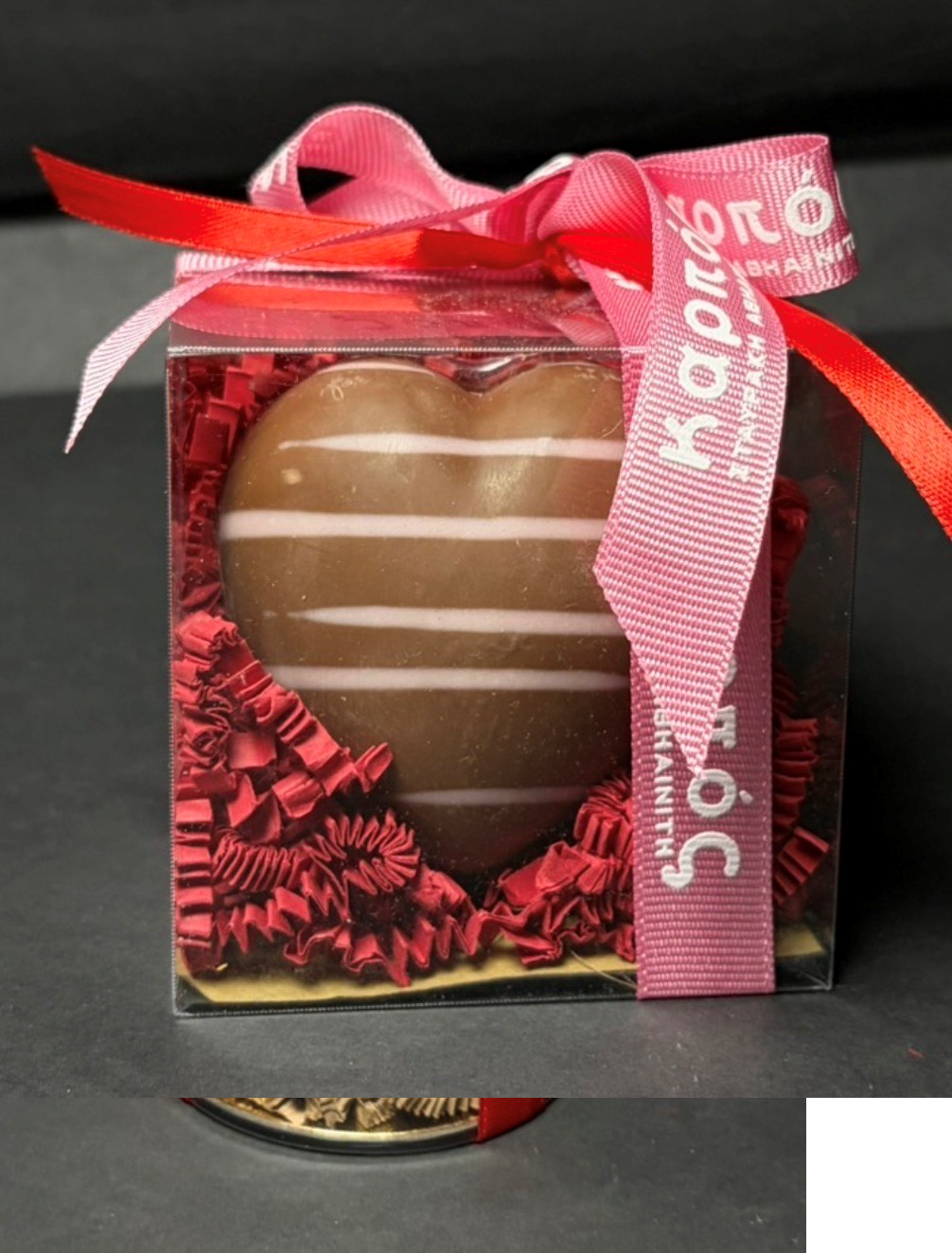 Heart shaped choco bomb (for hot chocolate) with mini marshmallows  - Valentine - Valentine Sweets