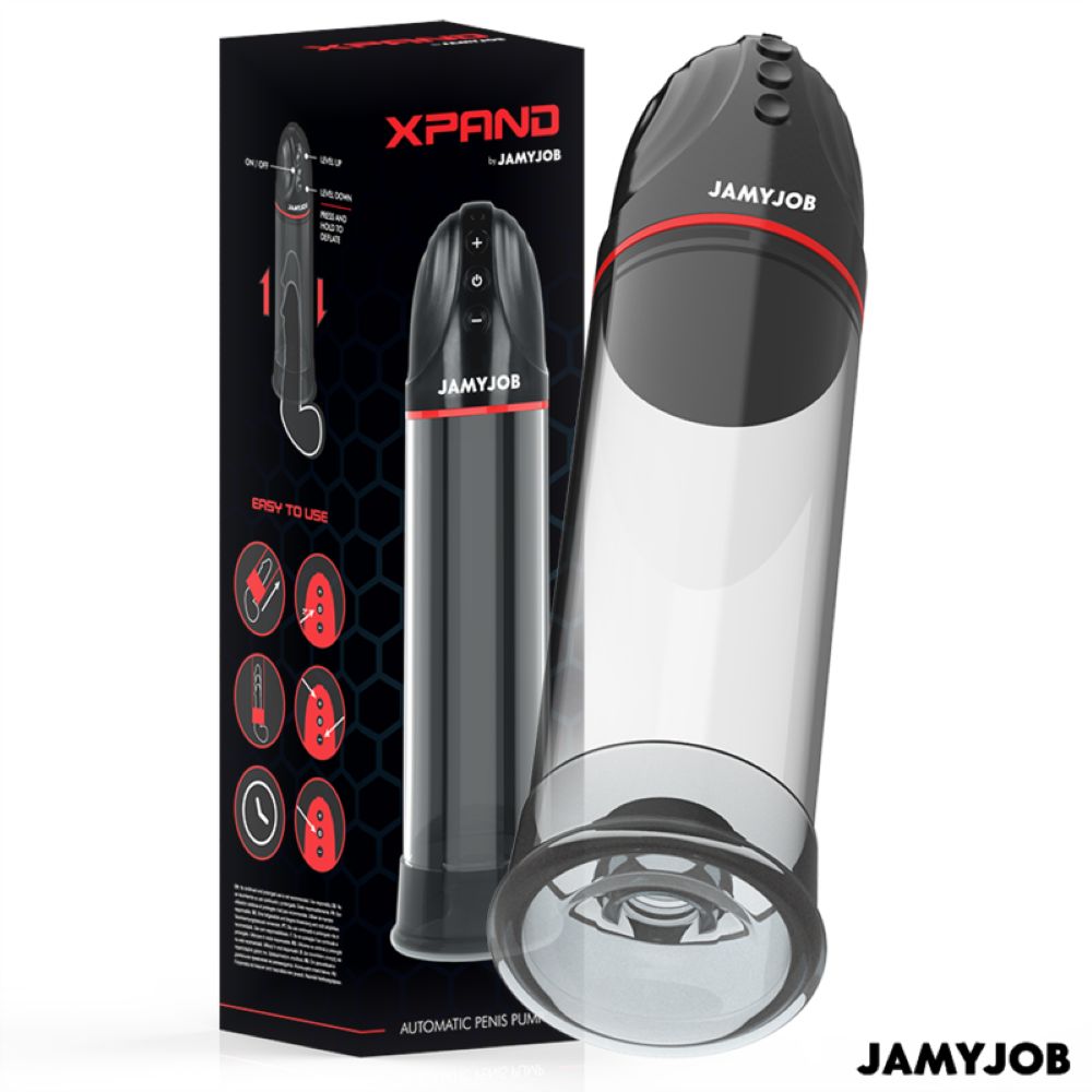 JAMYJOB - XPAND AUTOMATIC RECHARGEABLE PUMP 3 SUCTION SPEED GREY