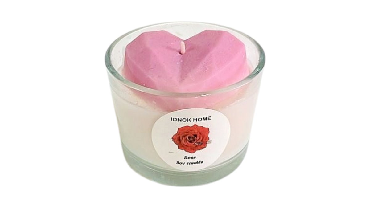 Rose candle 250g