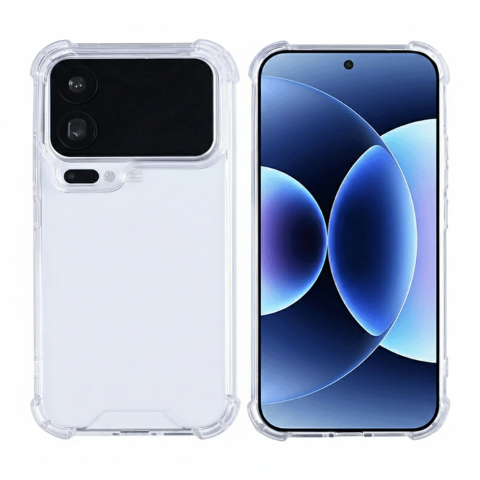 Rixus Anti-Burst Case for Xiaomi 17 Pro Max – Transparent, Shockproof