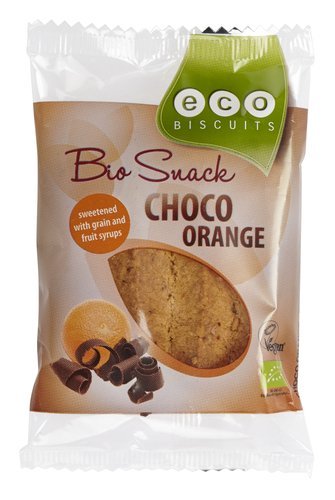 ECO BISCUITS SNACK CHOCO ORANGE 45G