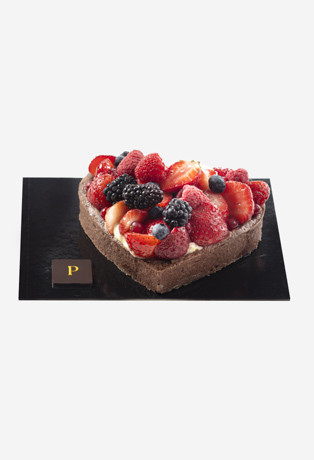 Valentine's Fruit Tart - Valentine Sweets