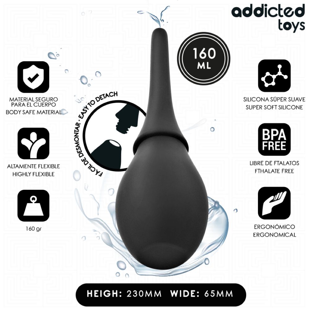 ADDICTED TOYS - SILICONE ANAL DOUCHE 160 ML MODEL 3