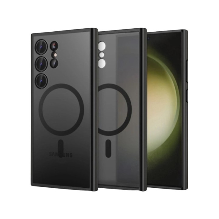 Tech-Protect MagMat MagSafe Samsung Galaxy S24 Ultra Matte Black Case