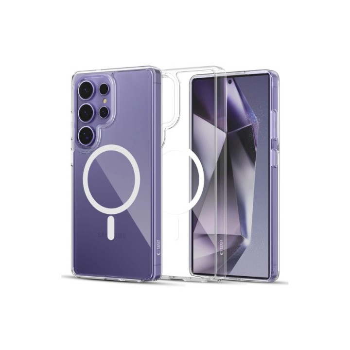 Tech-Protect FlexAir Hybrid MagSafe Case for Samsung Galaxy S25 Ultra - Clear