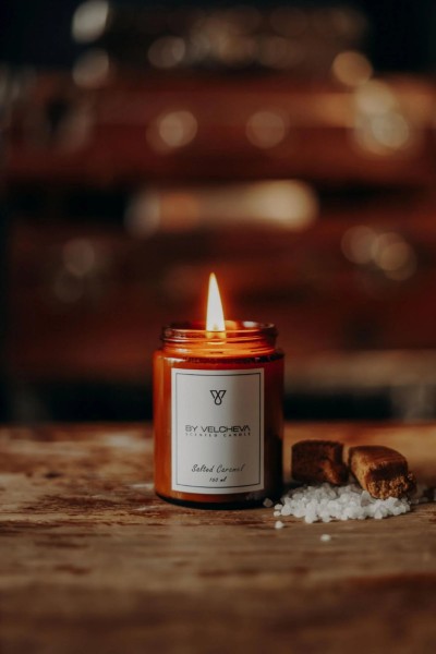 SALTED CARAMEL - Aroma Candle-30 hours