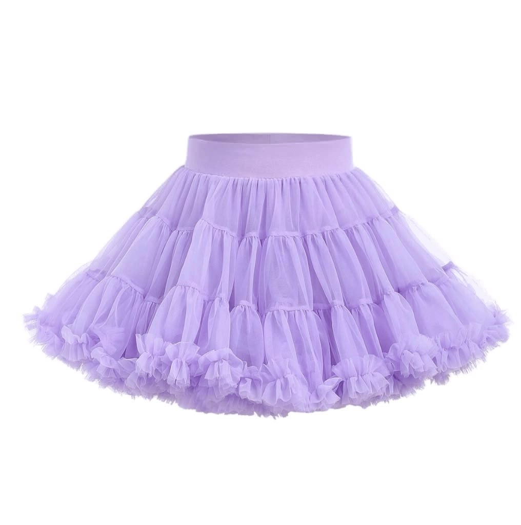 Purple Girl Tutu Skirt Size: 5 Years