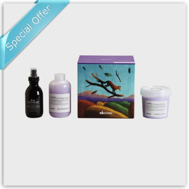 Davines Holiday Gift Set 2025 (Love Smooth + Oi Milk)