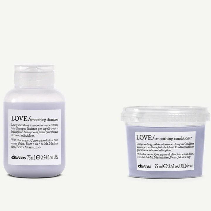 Davines Love Smoothing Duo Smoothing Kit For Unruly Hair