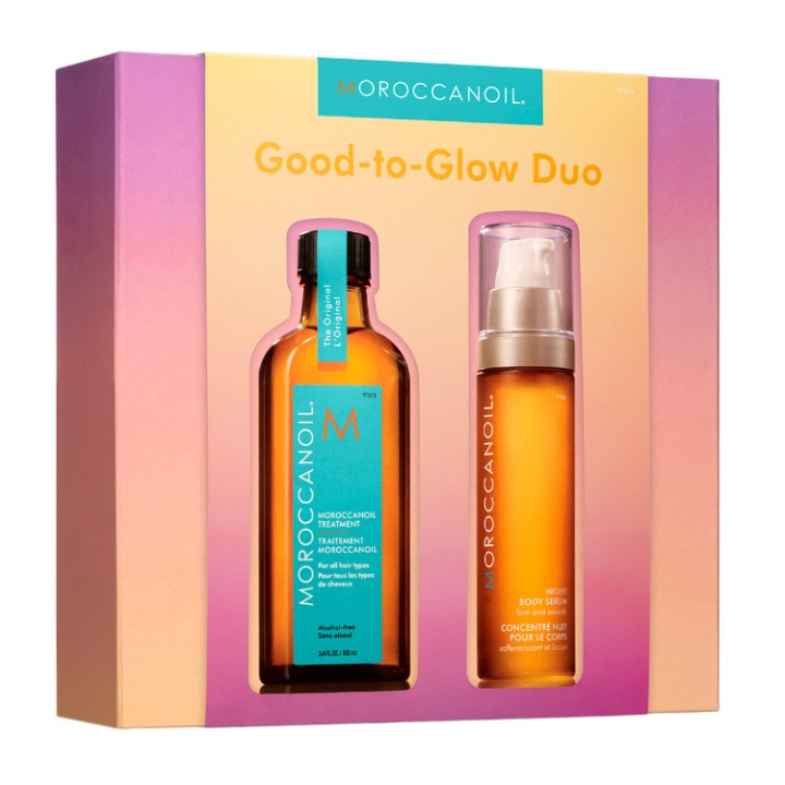 Moroccanoil Good-To-Glow Duo Original (Oil Treatment 100Ml, Night Bodyserum50Ml)