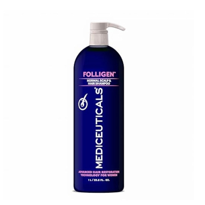 Mediceuticals Womens Folligen Shampoo For Hair Loss - 1000Ml