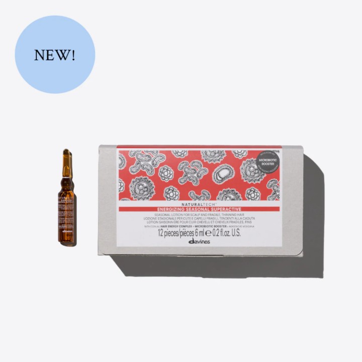 Davines Energizing Seasonal Superactive12*6Mlserum For Thinning And Fragile Hair