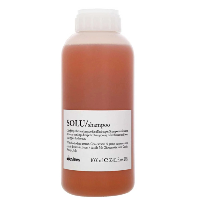 Davines Solu Cleansing Shampoo To Rid Of Build Up 1000Ml
