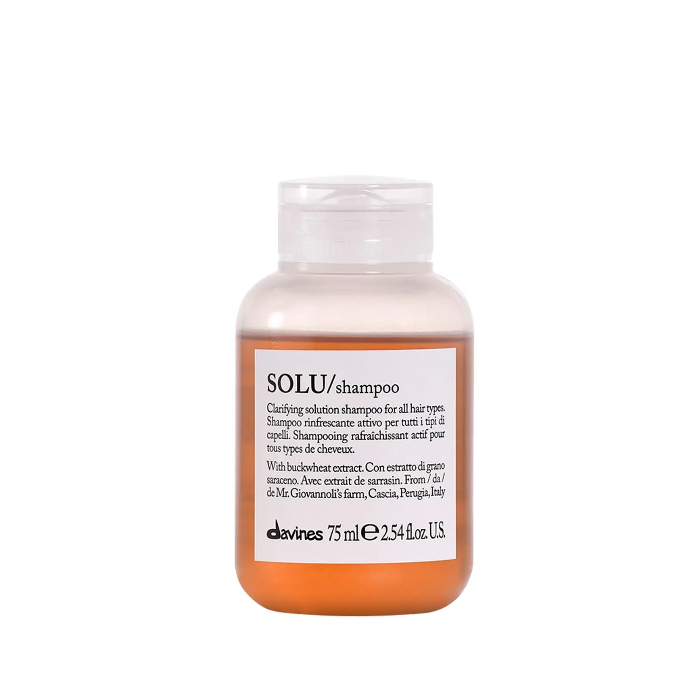 Davines Solu Cleansing Shampoo To Rid Of Build Up 75Ml