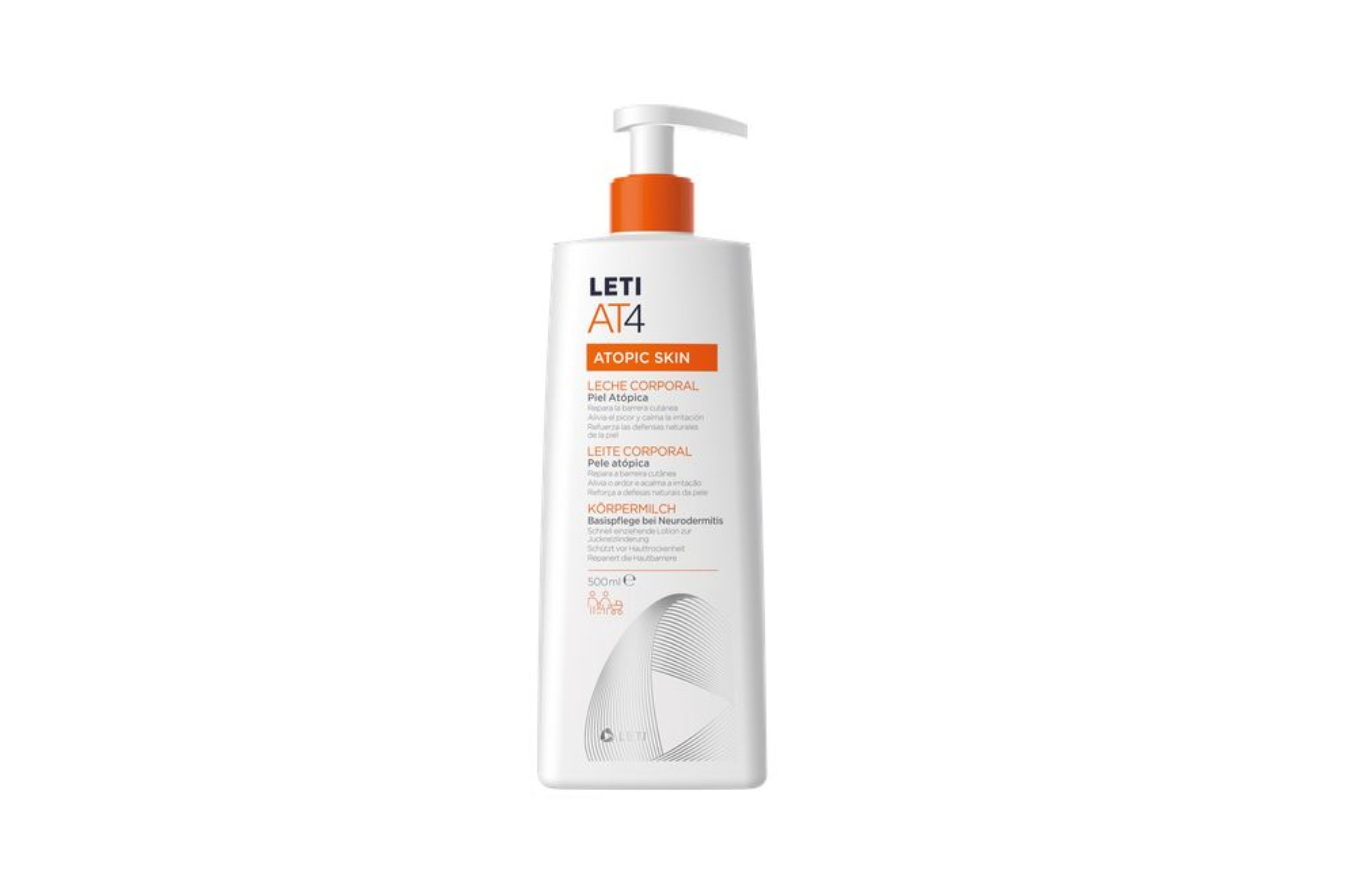 Leti At4 Atopic Skin Body Milk, 500ml