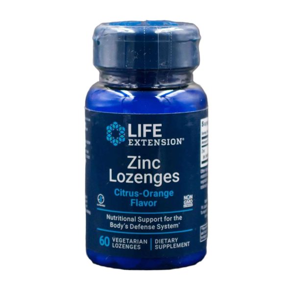 Life Extension Zinc Vegetarian lozenges 60