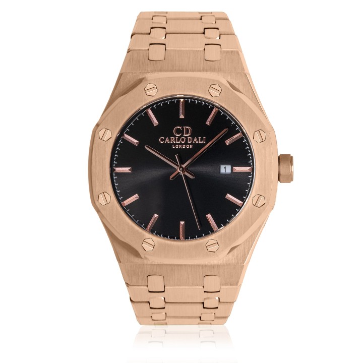 Carlos Dali Royal Monaco Rose Gold Steel Watch - Ανδρικό Ρολόι