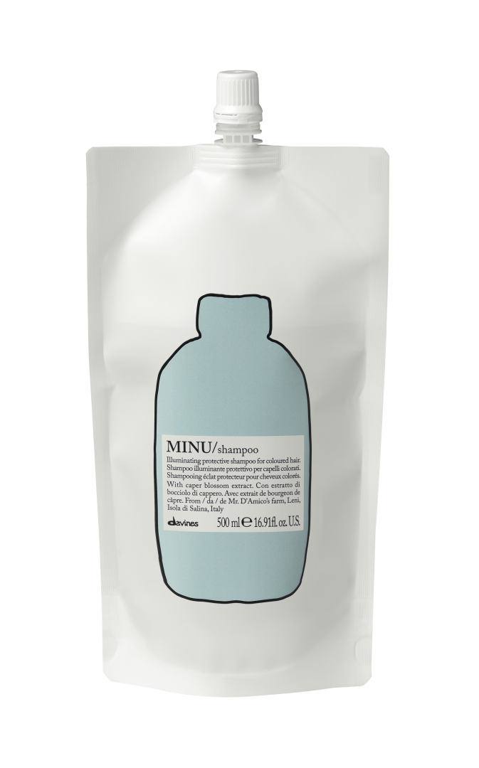 Davines Minu Shampoo for dyed hair Refill Pouch 500ml