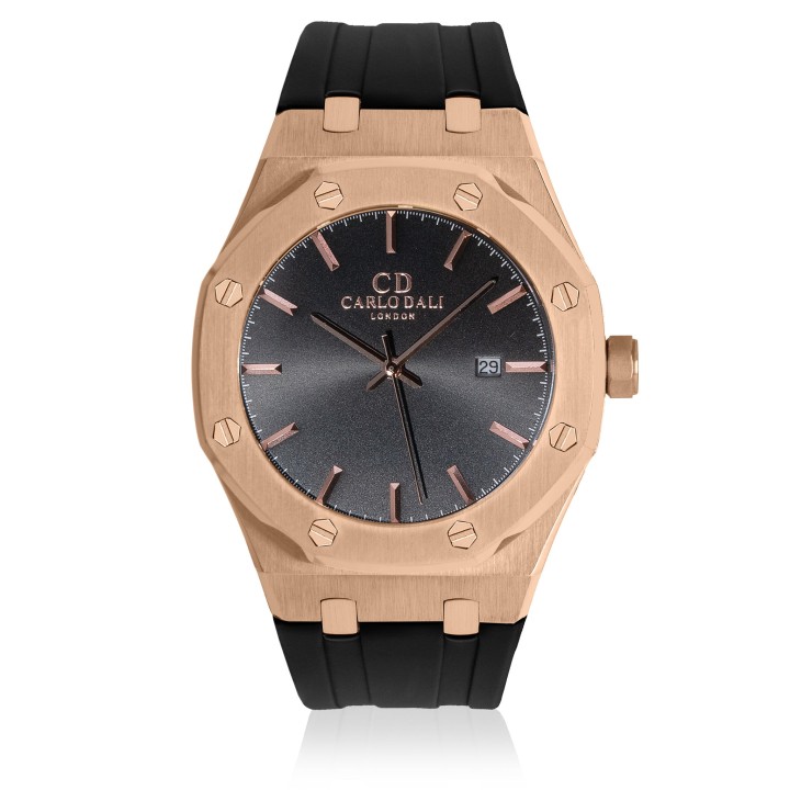 Carlos Dali Classic Fusion King Rose Gold Watch - Ανδρικό Ρολόι