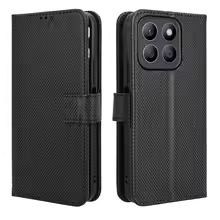 Honor X8C 4G Smart Magnetic Case – Black PU Leather Wallet Folio