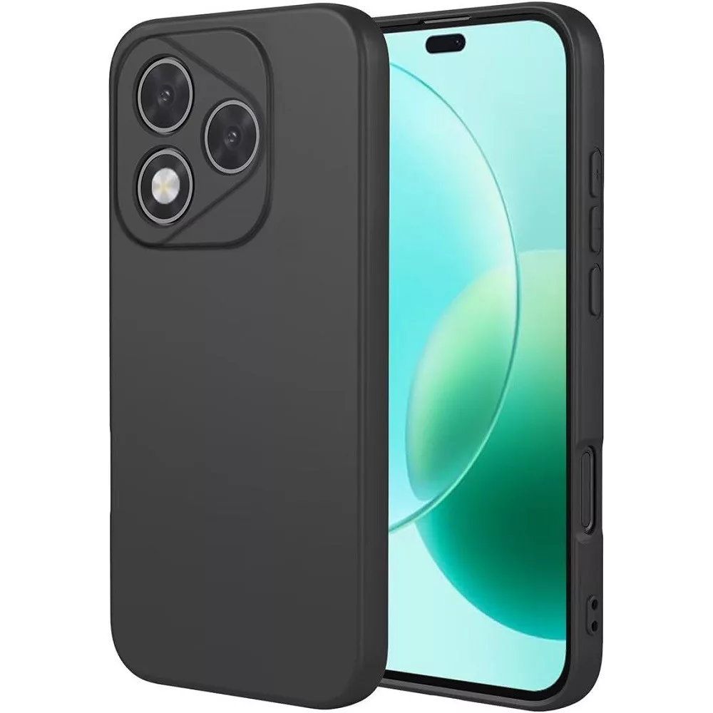 Matte Black Silicone Case for Honor 400 Lite – Slim Protective Cover