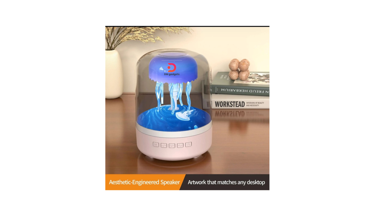 604S2#Kouvolsen®KOS-26065 Jellyfish High-definition 360° sound Speaker – Blue